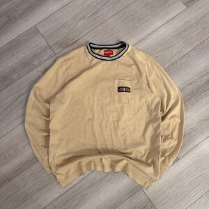 Supreme New York Flag Pocket Tee Long Sleeve